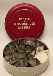 Vintage Capers & Hors Douevres  Tin Set