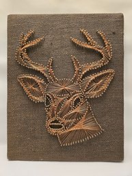 Copper Wire Art Deerhead