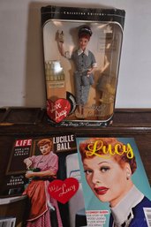 I Love Lucy Doll & 2 Magazines