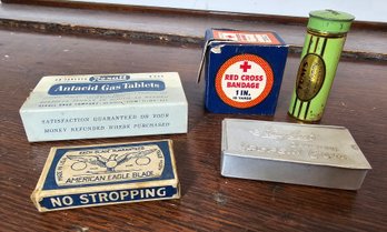 Lot Of Vintage Medicine Cabinet Litter