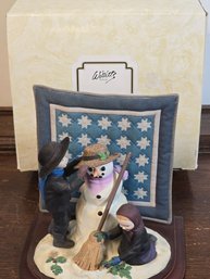 Amish Heritage Collection A Winter Holiday Figurine Quilt 1994 Limited 30037