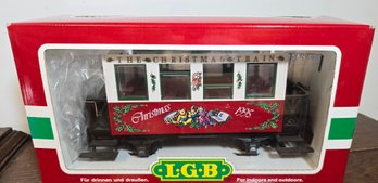 LGB Christmas Train Passenger Car #3607 G Scale
