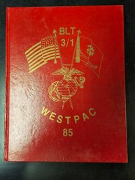 1985 Marine Corp Westpac Yearbook