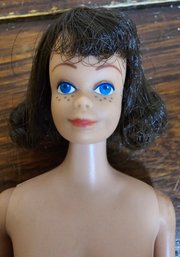 Vintage Barbie Friend MIDGE Straight Leg Dark Brown Flip Mattel 1962