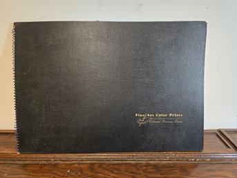 Vintage Large Art Book With 9 Prints From 9 Famous Artist Printed In 1945