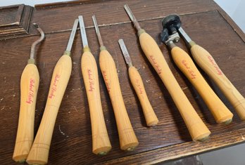 Lot Of 8 Robert Gorby Turning Chisel/ Gouge