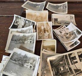 Lot Of 40 Vintage Pictures Black & White