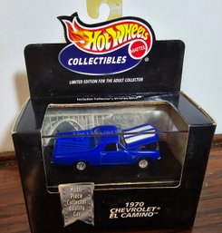 Vintage 1998 Mattel Hot Wheels Collectibles For The Adult Collector 1970 Chevrolet El Camino