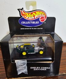 Vintage 1998 Mattel Hot Wheels Collectibles For The Adult Collector Shelby Cobra Daytona