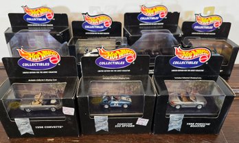 Lot Of 7 Vintage 1998 Hot Wheels Limited Edition Adult Collectible Cars 1/64 Scale