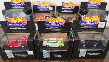 Lot Of 7 Vintage 1998 Hot Wheels Limited Edition Adult Collectible Cars 1/64 Scale