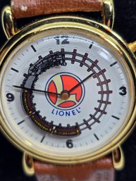 Lionel Trains Vintage Wrist Watch Leather Band