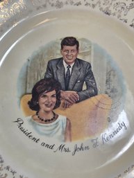 Presidential Collector's Plate 7' John F. Kennedy & Jacqueline Kennedy