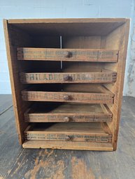 Home Made Antique Primitive Wood Crate Shelf 12' X 10' X 6'