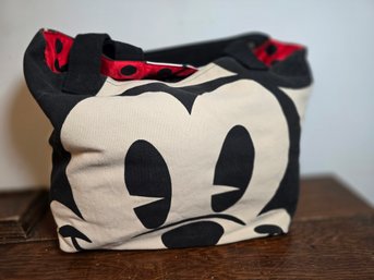 Disney Mickey Mouse Minnie Mouse Canvas Tote