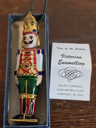 Enamel Christmas Ornament Toy Soldier