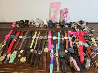 Large Lot Of Men's & Women's Watches