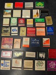 Lot Of Vintage Matchbooks