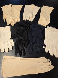 Lot Of Womens Vintage Dressing Gloves