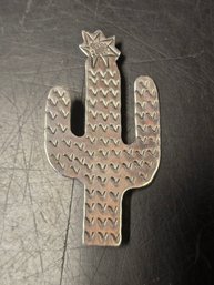 .925 Silver Pin/Brooch Cactus