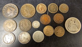 Lot Of 16 US Type Coins Mixed Lot