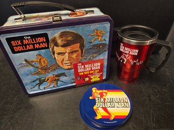 Collectible Lunchbox Six Million Dollar Man 2013 Collectors Set