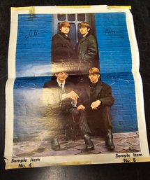 1960's The Beatles *London Palladium* Command Performance Poster 1964 11' BY 14'