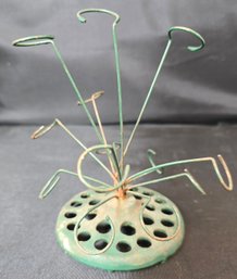 Antique Metal Wire Flower Frog