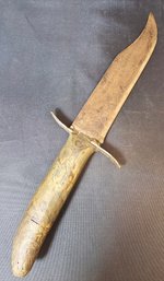Antique Hand Made Bowie Knife 13' Knife 8' Blade