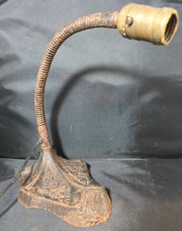 Antique Cast Iron Lamp