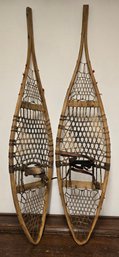 Pair Of Antique Indian Snowshoes