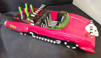 Vintage Beetlejuice Plastic Toy Car