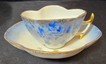 Vintage Mini Demitasse Teacup & Saucer