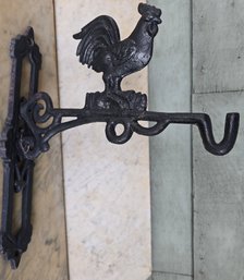 Vintage Cast Iron Chicken Plant Hanger