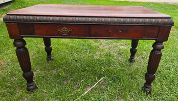 Vintage 2 Draw Library Desk