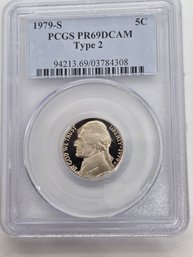 1979 S Nickle PCGS PR69DCAM TYPE 2