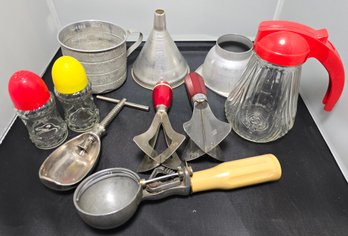 Vintage Kitchen Lot Misc Kitchen Utensils & Other Items