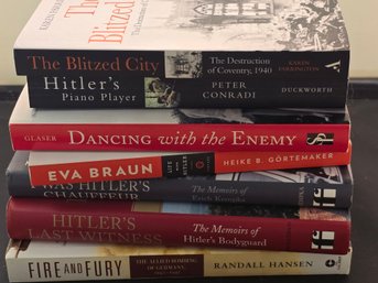 Book Lot Of NON-FICTION WWII Books About Hitler & Germany