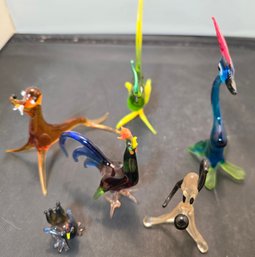 Glass Figures Lot