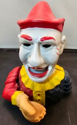 Cast Iron Bank Mechanical Clown Bank