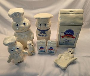 Lot Of Pillsbury Flour Cookie Jars Lot