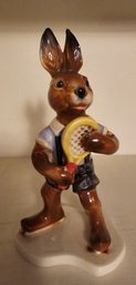 Vintage Goebel Rabbit Figurine Boy Tennis Player