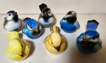 Vintage 1960's Goebel West Germany Porcelain Sparrow Bird Figurines Lot