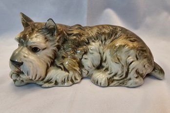 Vintage Stafford The Loveables Schnauzer Ceramic Dog Figure