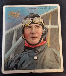 1910 Mecca Cigarettes Series Of Champion Athletes Ralph Johnstone