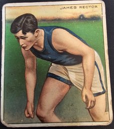 1910 Mecca Cigarettes Series Of Champion Athletes James Rector