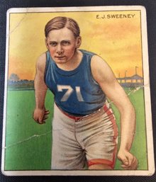 1910 Mecca Cigarettes Series Of Champion Athletes E.j. Sweeney