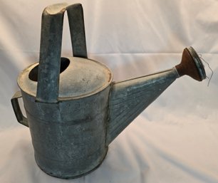 Vintage Dover Galvanized Metal Watering Can