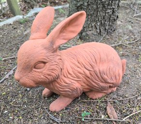 Red Clay Terracotta Hollow Garden Bunny