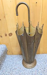 Vintage Brass Umbrella, Cane Umbrella Holder